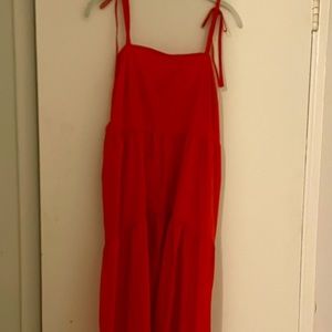 Red Midi Dress